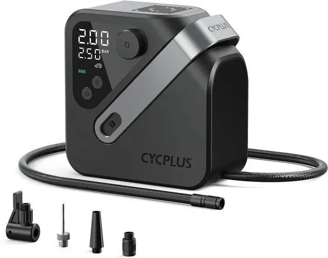 Main image of CYCPLUS AL7 Tire Inflator Portable Air Compressor for Trucks & Pickups  4X Faster High-Powered Tire Inflator, Portable Design for Heavy-duty Vehicle & Inflatables, Dual-Use Type