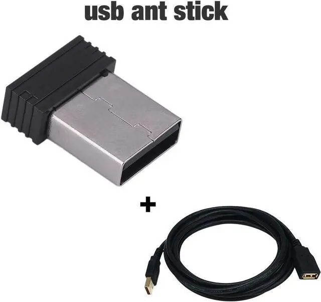 Alt view image 4 of 7 - USB ANT+ Stick Dongle Adapter Wireless Receiver for Zwift, TheSufferfest, TrainerRoad, Rouvy to Upgrade Bike Trainer (with 3 Meters Extension Cable)