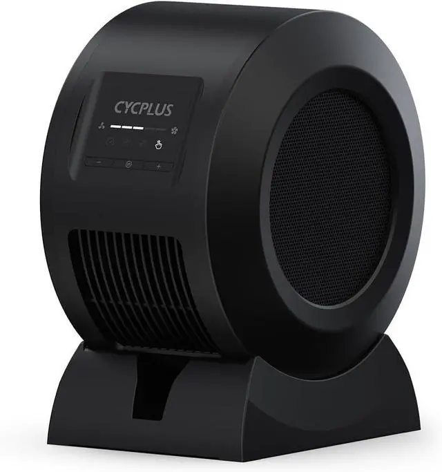 Alt view image 2 of 7 - CYCPLUS Smart Indoor Cycling Fan, BLDC Motor Drive, 5 Speed Modes with Remote and APP Control, Low-Noise Bluetooth/ANT+ Cycling Fan for indoor Bike Trainers, Stationary/Spin Bikes, Cross Training