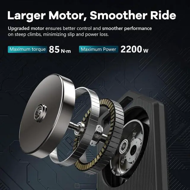 Alt view image 2 of 7 - CYCPLUS T2 Smart Bike Trainer  2200W Brushless Motor, 20% Gradient Simulator, BLE & ANT+ Dual Mode, Virtual Shifting, Triple Silent Design for Realistic Indoor Cycling(2025 Upgrade)