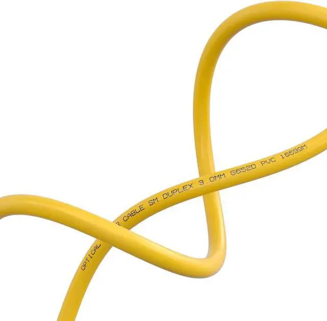 Alt view image 6 of 6 - Fiber Patch Cable with LC to LC, G652D Singlemode Simplex Fiber Optic Jumper Cord for Fiber Transceiver 1m