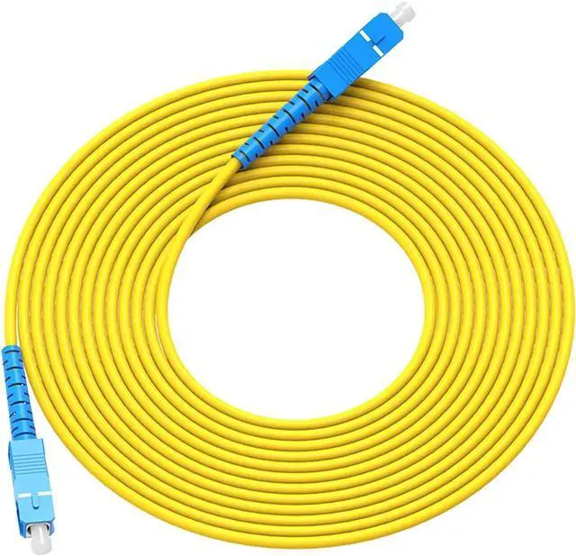 Alt view image 2 of 7 - Fiber Patch Cable SC to SC(UPC) Single-Mode Jumper Single Fiber Optic Simplex Cord for SFP Transceiver