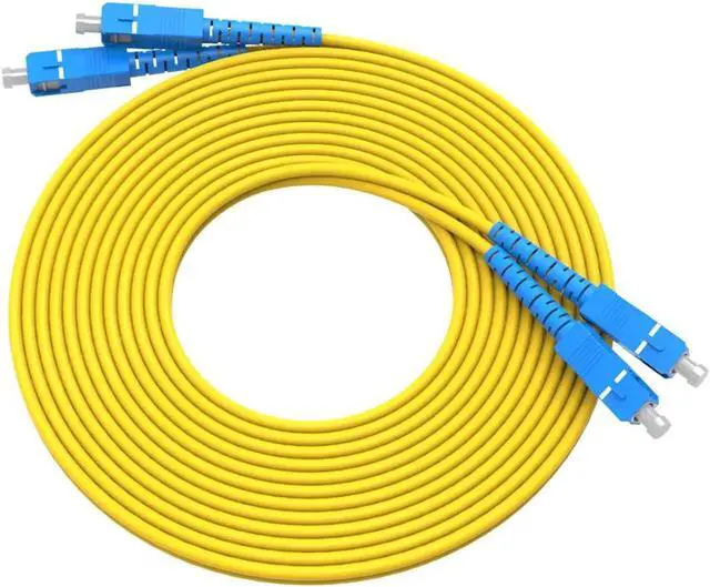 Alt view image 7 of 7 - Fiber Patch Cable SC to SC Single-Mode Jumper Single  Fiber Optic Duplex Cord for SFP Transceiver 2m