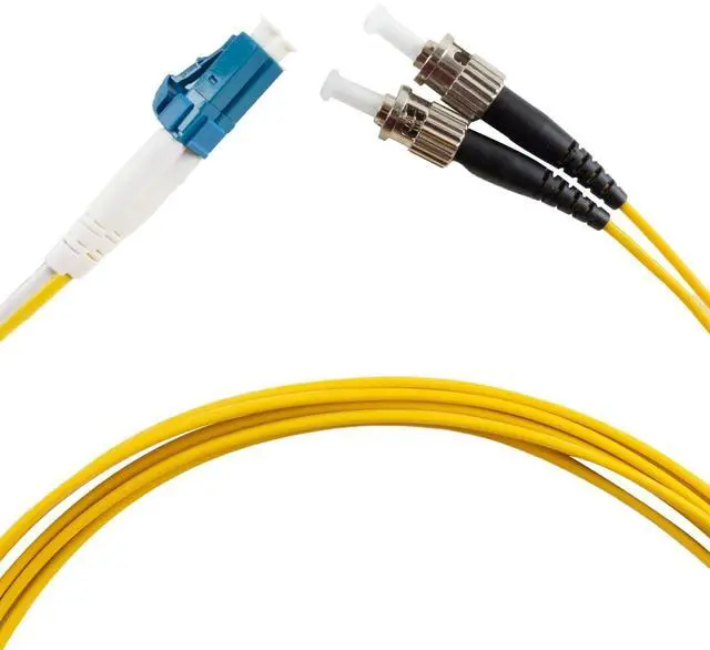 Alt view image 2 of 7 - LC to ST Fiber Patch Cable, 3M (9.84ft) Single Mode Duplex Fiber Jumper 9/125um OS1 LSZH - LC ST Singlemode Duplex Patch Cords (3M - 5 Pack)