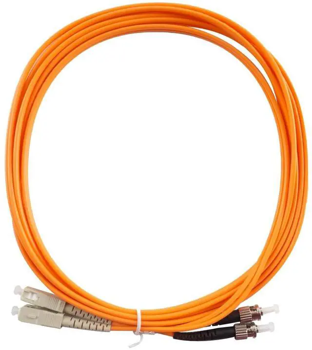 Alt view image 3 of 5 - SC to ST Fiber Patch Cable, Multimode Duplex 50/125um OM2 Fiber Jumper- SC/UPC-ST/UPC Patch Cords Orange