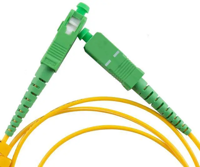 Alt view image 2 of 6 - Fiber Cable,  SC/APC-SC/APC Fiber Jumper Singlemode Simplex - SC to SC 9/125 Fiber Optic Patch Cable - Fiber Optic Internet Cord 5M