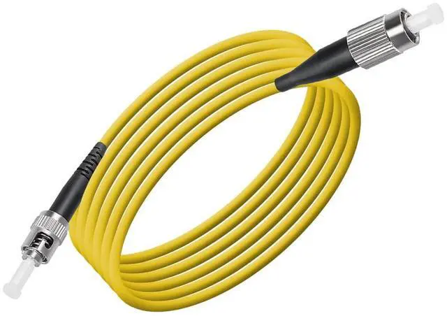 Alt view image 7 of 7 - FC to ST Fiber Cable,  FC/UPC-ST/UPC Fiber Jumper Singlemode Simplex - SM Fiber Optic Patch Cable - Fiber Optic Internet Cord