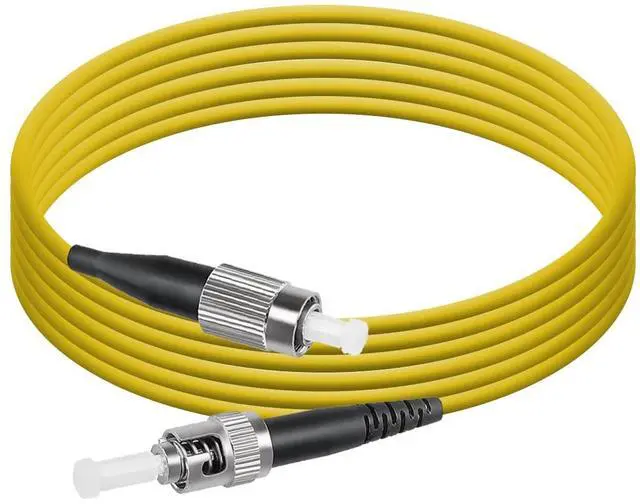 Alt view image 2 of 7 - FC to ST Fiber Cable,  FC/UPC-ST/UPC Fiber Jumper Singlemode Simplex - SM Fiber Optic Patch Cable - Fiber Optic Internet Cord