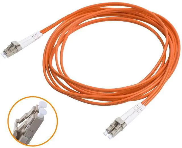 Alt view image 3 of 7 - LC to LC Fiber Patch Cable, Multimode Duplex 50/125um OM2- LC/UPC Fiber Jumper Patch Cords Orange