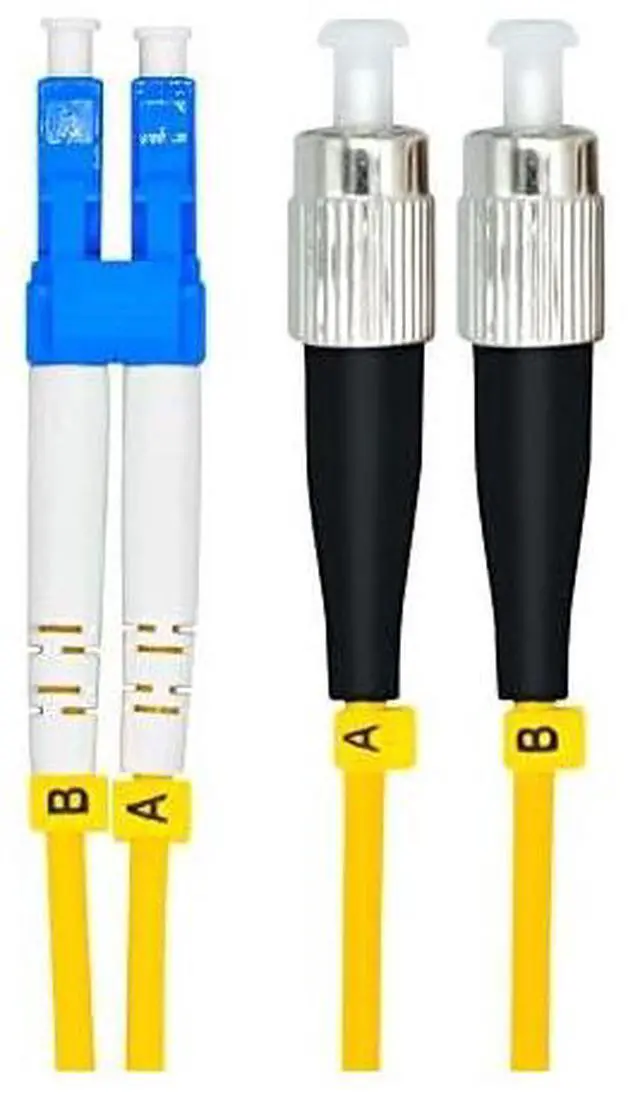 Main image of FC to LC Fiber Cable,FC to LC Duplex 9/125 Single-Mode Fiber Optic Cable Jumper Optical Patch Cord FC-LC 10m
