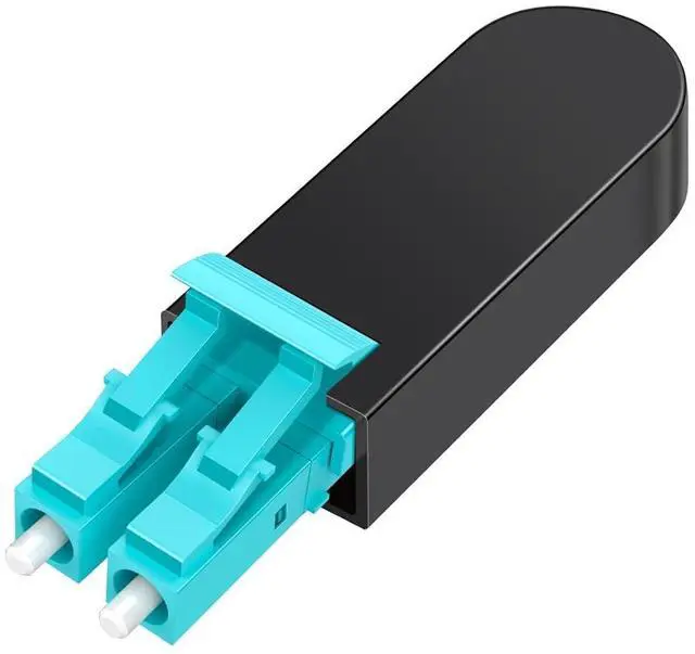 Main image of LC/UPC Fiber Loopback Adapter Tester, OM3 Multimode Duplex - 50/125m Fiber Optic Loopback Cable,Fiber Optic Cable Test Plug for Testing Applications