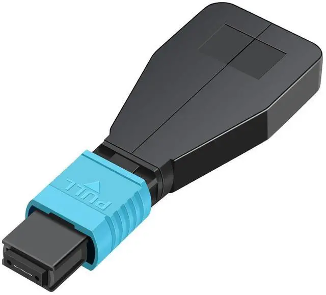 Main image of MPO/UPC Female Fiber Optic Loopback Tester Cable, OM3 Multimode Duplex 50/125m MPO 12 Core -Fiber Loopback Adapter for 40G 100G Networks and QSFP Testing