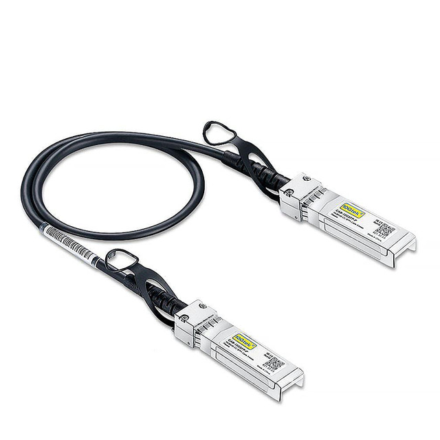 thumbnail image 2 of ROBOfiber 10G SFP+ Direct Attach Copper Cable – 2m Passive DAC, Cisco Compatible (SFP-10G-02C) 2 of 5