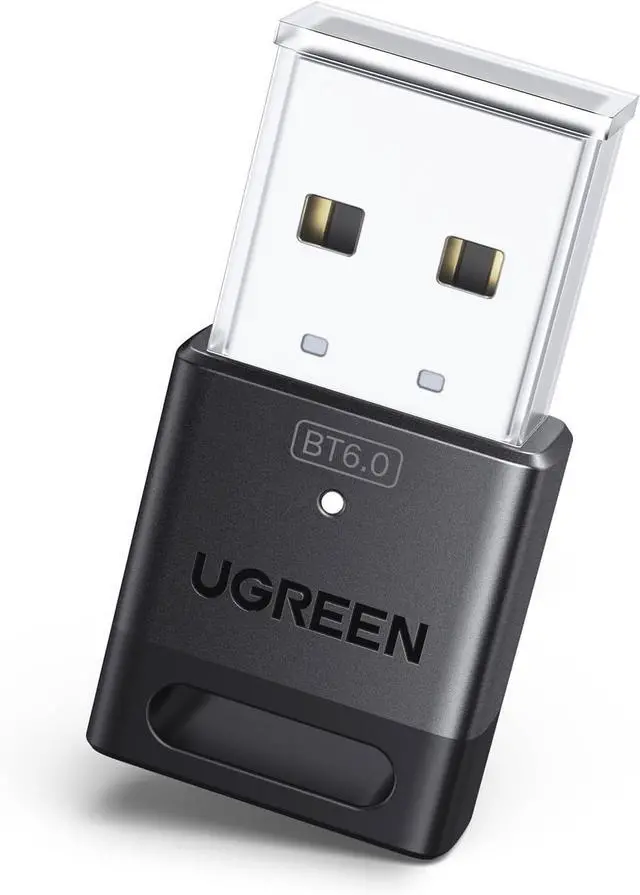Main image of UGREEN USB Bluetooth Adapter for PC, Bluetooth 6.0 Dongle Receiver EDR & BLE, Plug & Play for Windows 11/10/8.1, for Headphone/Keyboard/Mouse/Speakers/Printer