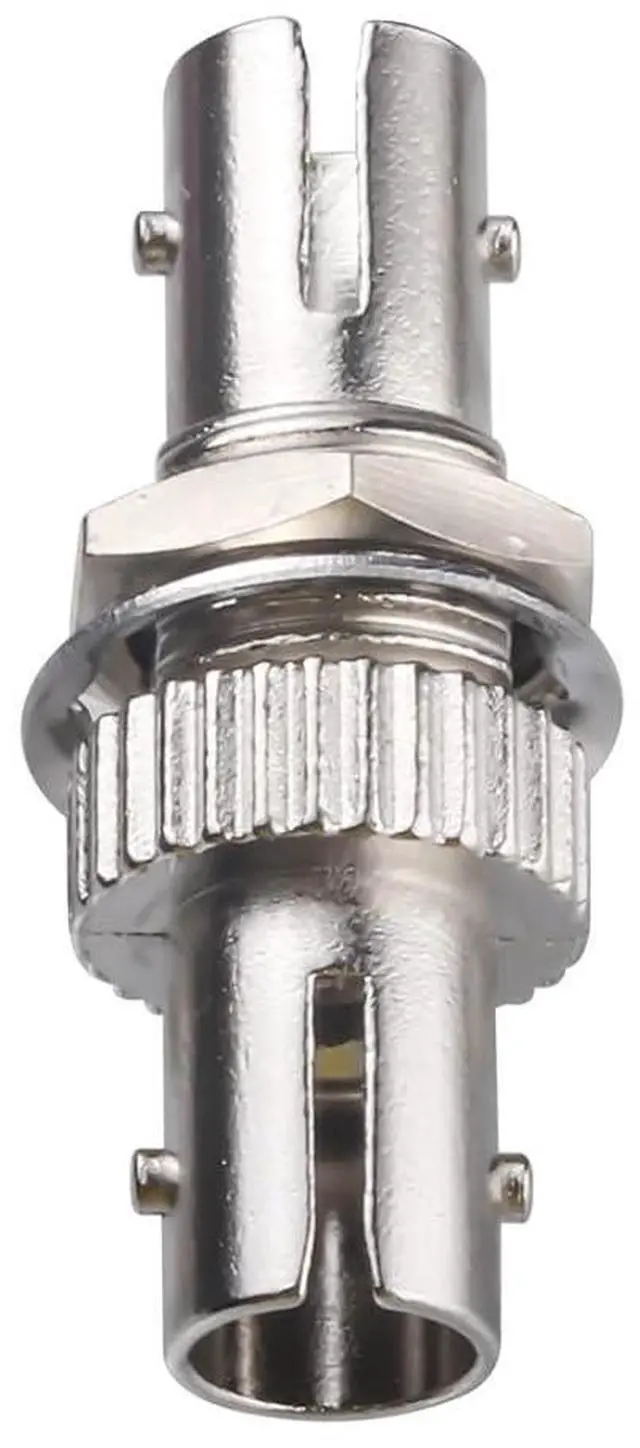 Alt view image 4 of 6 - 20 Pack Fiber Optical Coupler ST Fiber Optical Cable Barrel Connector ST to ST Bulkhead Fiber Coupler Simplex Singlemode Multimode, Yellow