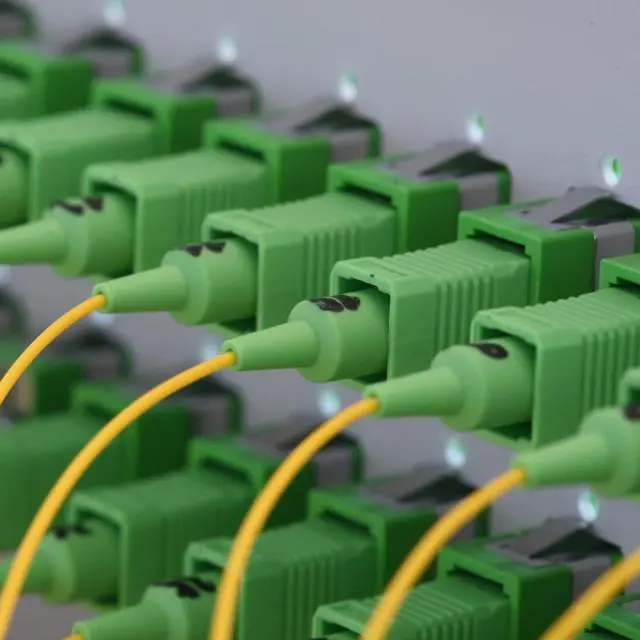 Alt view image 6 of 6 - 50PC Fiber Optical Coupler Green SC Singlemode Fiber Optic Adapter, SC Female to SC Female APC Single Mode Fiber Optical Coupler, Network Internet Connector Adapter with Mount Panel