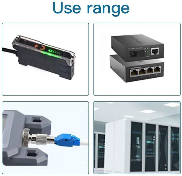 Alt view image 6 of 6 - 3Pcs Singlemode FC Male to LC Female Adapter & 3Pcs SC/UPC Male to LC/UPC Female Adapter Fiber Optic Connector, FTTH Adaptor for Visual Fault Locator 9/125um Optical Adapter for VFL