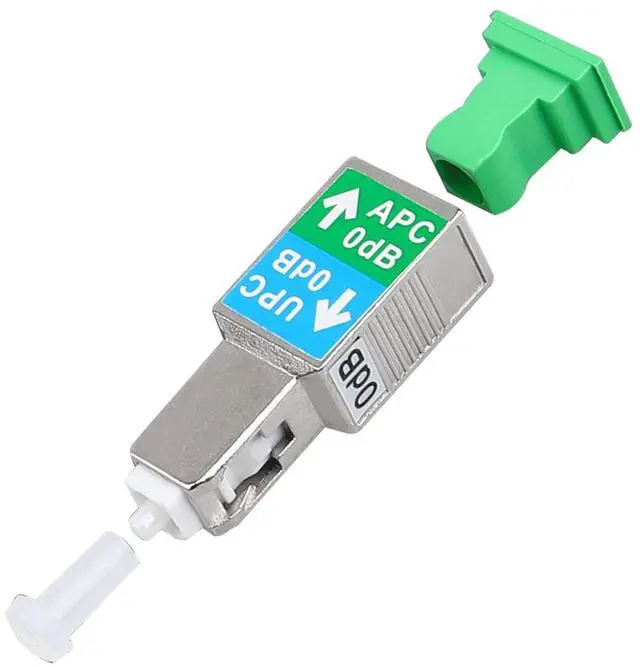 Alt view image 5 of 6 - Fiber Optic Adapter - SC/UPC Male to SC/APC Female Singlemode SM 9/125 Hybrid Optical Converter Connector Coupler