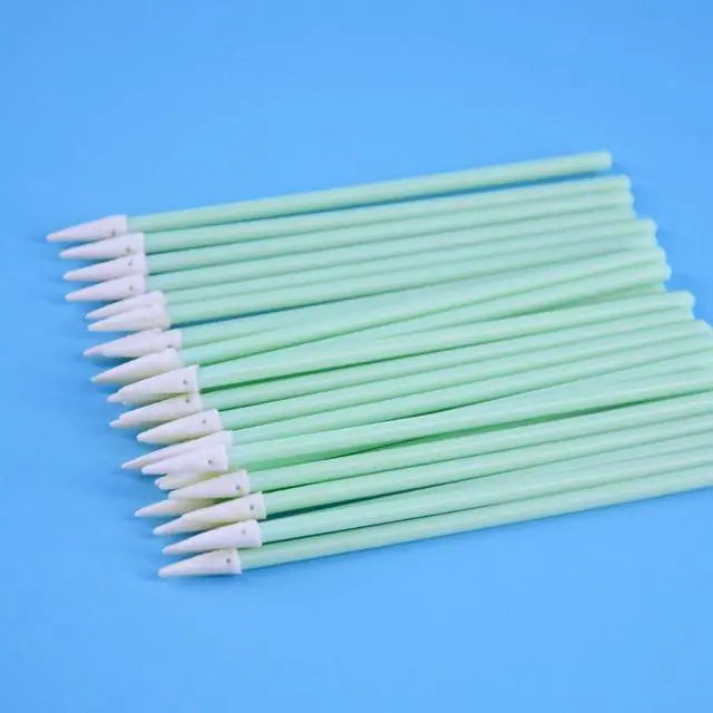 Alt view image 3 of 5 - Cleaning Foam Swab Anti-Static Lint-Free 1.25mm Fiber Optic Connector Cleaning Tools for LC/MU, 100pcs/bag