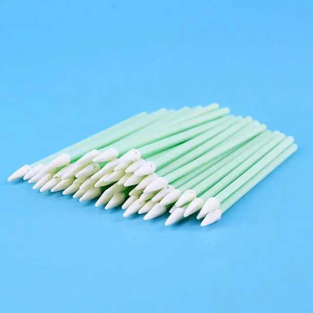 Alt view image 2 of 5 - Cleaning Foam Swab Anti-Static Lint-Free 1.25mm Fiber Optic Connector Cleaning Tools for LC/MU, 100pcs/bag