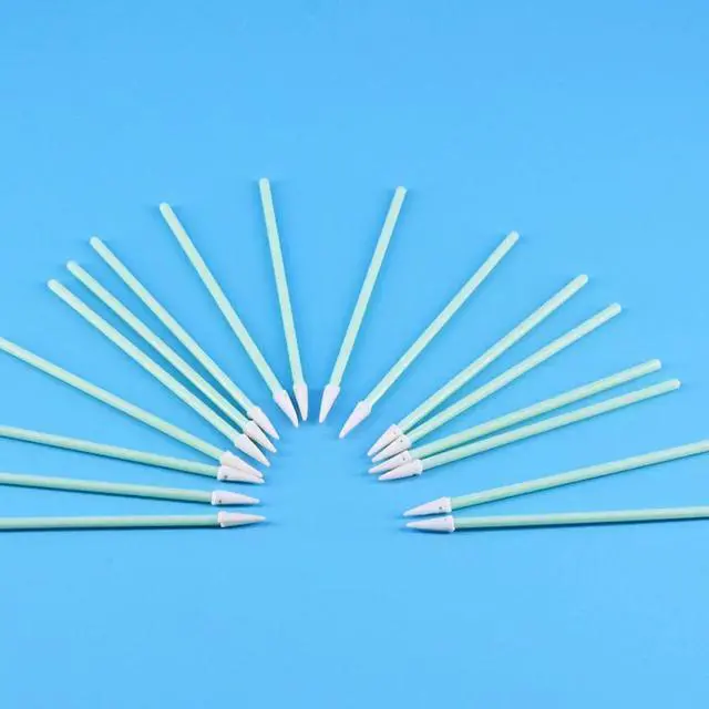 Alt view image 4 of 5 - Cleaning Foam Swab Anti-Static Lint-Free 1.25mm Fiber Optic Connector Cleaning Tools for LC/MU, 100pcs/bag
