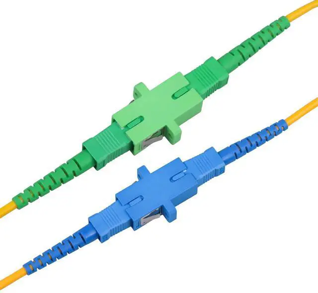 Alt view image 2 of 6 - Fiber Optic Couplers Kit for SC/UPC, SC/APC, ST, LC,FC Cables Adapter, 5 Styles with 50pcs Fiber Optic Adapter Couplers for Single-Mode & Multi-Mode