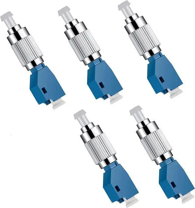 Main image of 5 Pack FC Male to LC Female Adapter Fiber Optic Connector Visual Fault Locator Fiber Adapter for Fiber Tester Single Mode 9/125um Optical Adapter
