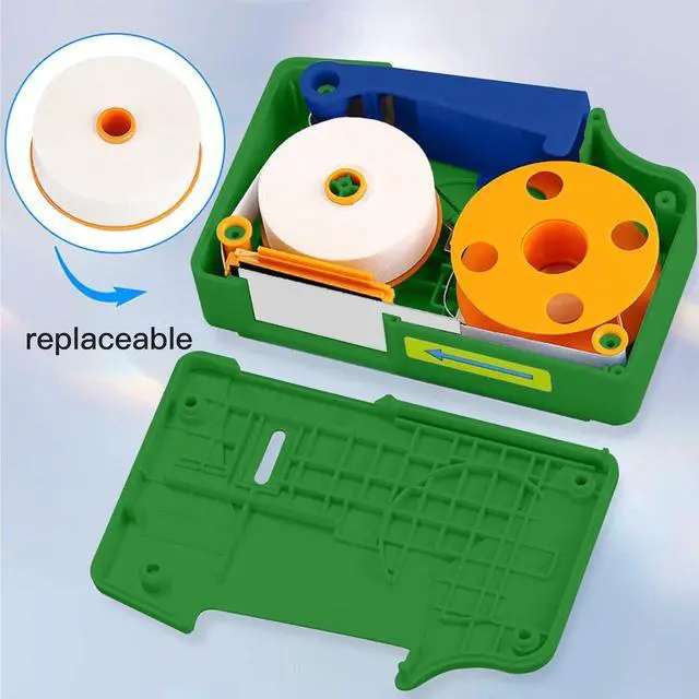 Alt view image 7 of 7 - FTTH Fiber Optic Cleaning Box - Fiber Cleaner Box for FC & SC & LC End Faces & Optical Connectors Over 500 Times Anti Static Clean Swab, Green