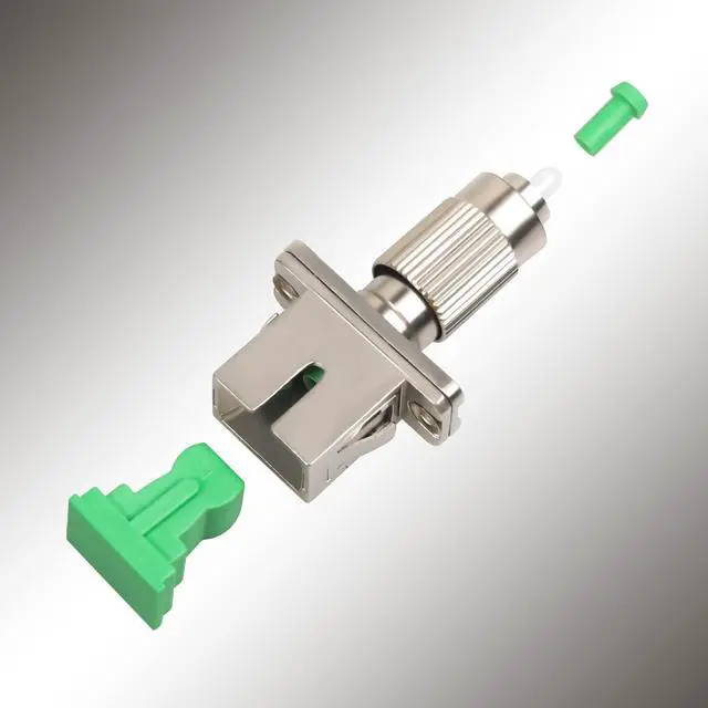 Alt view image 4 of 5 - FCAPC Male to SCAPC Female Fiber Optic Adapter SingleMode Connector Hybrid Optical Coupler, Flange-Type Adapter