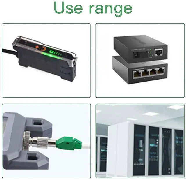 Alt view image 5 of 5 - FCAPC Male to LCAPC Female Single Mode 9/125um Hybrid Optical Fiber Adapter Simplex FC - LC Connector, 1 Pack
