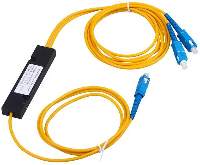 Alt view image 5 of 7 - SC/UPC Fiber Optical FBT Splitter 1x2 (1 in 2 Out) Singlemode Optical Cable Splitter for Network Signal Distribution