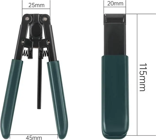 Alt view image 3 of 5 - Fiber Optic Drop Cable Stripper for 3.0 mm x 2.0 mm FTTH Drop Cables,Stripping Plier for Rubber-insulated Optical Cable