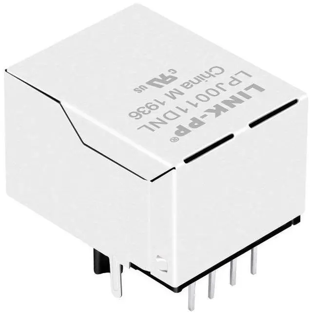 Alt view image 3 of 5 - 7499010004A HFJ11-2450E-S1RL 10/100 Base-T 8 Pin Tab Down Single Port RJ45 Female Connector Without LED