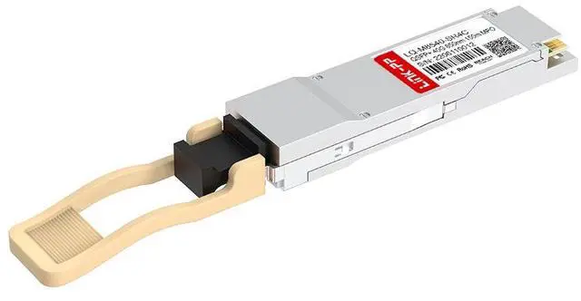 Main image of LINK-PP LQ-M8540-SR4C 40G QSFP+ Fiber Optic Transceiver, 41.25Gbps, 850nm, Up to 150m OM4 / 100m OM3, MTP/MPO-12 Male, MMF, 070°C