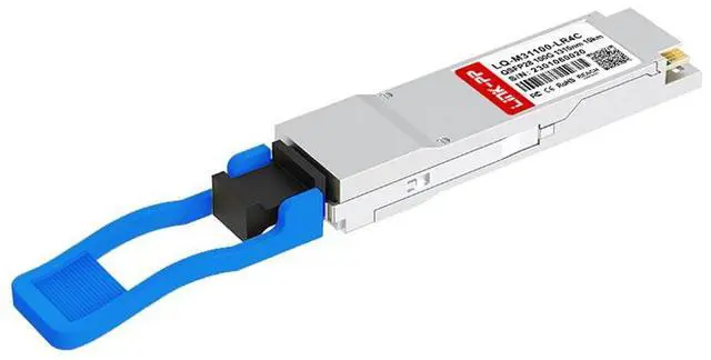 Main image of LINK-PP LQ-M31100-LR4C 100G QSFP28 Fiber Optic Transceiver, 100Gbps, 1310nm, Up to 10km SMF, MTP/MPO-12, QSFP28 Form Factor, DDM Supported