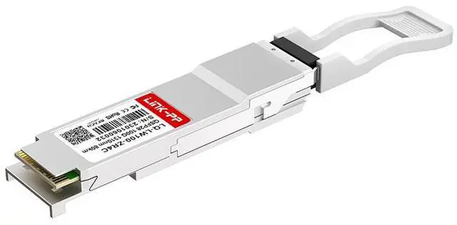Alt view image 2 of 6 - LINK-PP LQ-LW100-ZR4C 100G QSFP28 Fiber Optic Transceiver, 103.125Gbps, 1310nm, Up to 80km SMF, Duplex LC, EML/APD, QSFP28 Form Factor
