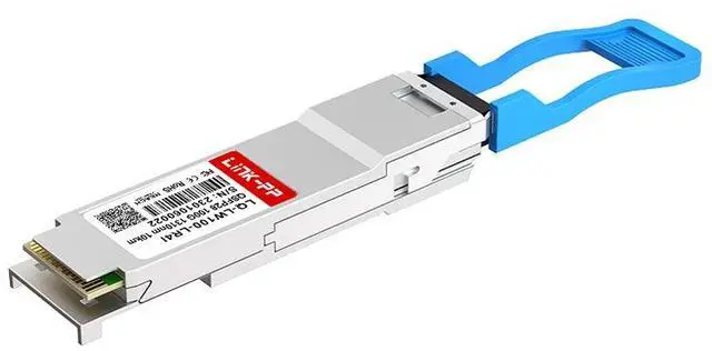 Alt view image 2 of 5 - LINK-PP LQ-LW100-LR4I 100G QSFP28 Fiber Optic Transceiver, 103.125Gbps, 1310nm, Up to 10km SMF, Duplex LC, EML/PIN, QSFP28 Form Factor