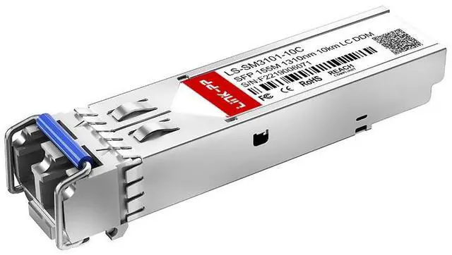 Main image of LINK-PP LS-SM3101-10C 100Mbps SFP Fiber Optic Transceiver, 1310nm, Up to 10km SMF, Duplex LC, FP Optical Component, SFP Form Factor