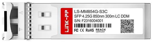 Alt view image 3 of 6 - Link-PP LS-MM854G-S3C SFP Transceiver 4.25Gbps 850nm 300m Duplex LC MMF DDM Supported