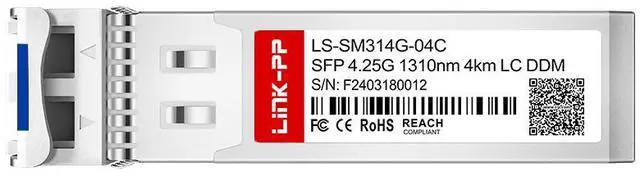 Alt view image 3 of 6 - Link-PP LS-SM314G-04C SFP Transceiver 4.25Gbps 1310nm 4km Duplex LC SMF DDM Supported