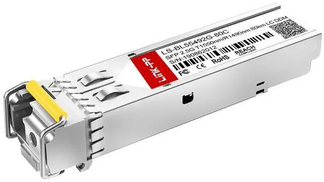 Main image of Link-PP LS-BL55492G-80C SFP Transceiver 2.5Gbps 1550nm-TX/1490nm-RX 80km Simplex LC SMF DDM Supported