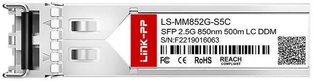 Main image of Link-PP LS-MM852G-S5C SFP Transceiver 2.5Gbps 850nm 550m Duplex LC SMF DDM Supported