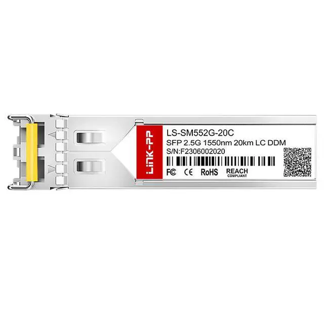 Alt view image 2 of 6 - LINK-PP LS-SM552G-20C 2.5Gbps SFP Transceiver, 1550nm, 20km, Duplex LC, SMF, DDM