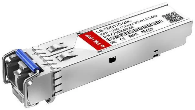 Alt view image 2 of 6 - Link-PP LS-SM311G-20C 1.25Gbps SFP Fiber Optic Transceiver, 1310nm, 20km Duplex LC, SMF, DDM