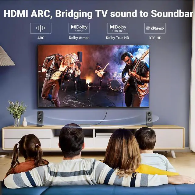 Alt view image 5 of 7 - UGREEN HDMI Cable 4K Braided High Speed HDMI Cord 18Gbps with Ethernet Support 4K 60HZ Compatible with UHD TV Monitor Computer Switch 2 Xbox 360 PS5 PS4 Blu-ray and More, 3.3FT