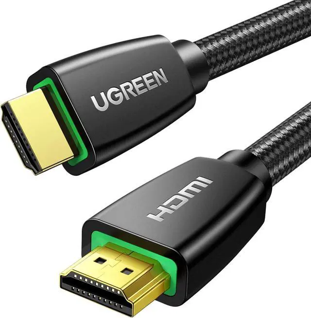 Main image of UGREEN HDMI Cable 4K Braided High Speed HDMI Cord 18Gbps with Ethernet Support 4K 60HZ Compatible with UHD TV Monitor Computer Switch 2 Xbox 360 PS5 PS4 Blu-ray and More, 3.3FT
