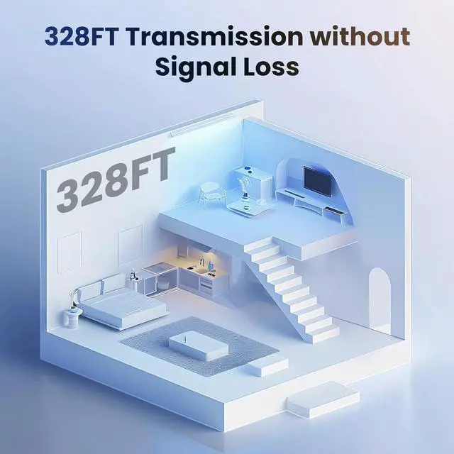 Alt view image 5 of 7 - UGREEN 1000Mbps Ethernet Splitter 1 to 2, Plug and Play, 2 Devices Simultaneously Networking, 3FT USB Power Cable, RJ45 Internet Ethernet Switch for PC, Laptop, PS5, Xbox, TV