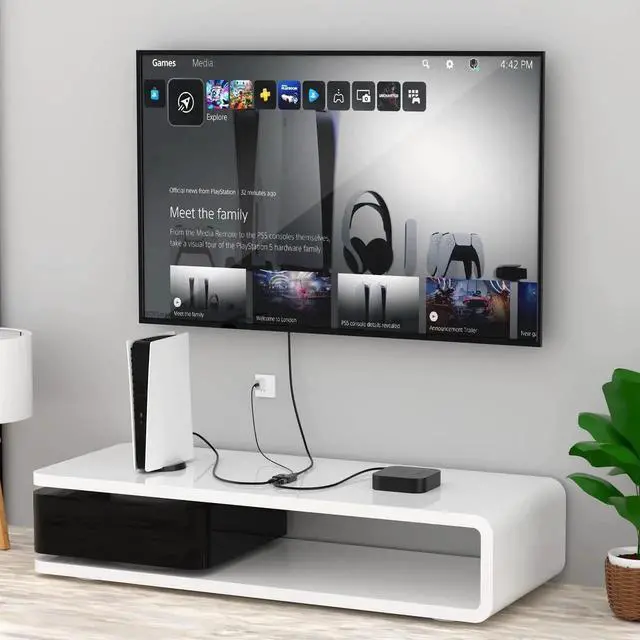 Alt view image 6 of 7 - MT-VIKI 4K HDMI Switch 2 in 1 Out Bi-Directional HDMI 2.0 Switcher Splitter 1 in 2 Out (One Display at a Time), 4K@60Hz, HDR, 3D, Compatible with Xbox PS5