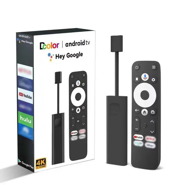 Alt view image 7 of 7 - Dcolor GD1 Android TV Box Amlogic 905Y4 Quad-Core, 2GB RAM 1080P Full HD Media Player with Google Certification, HDMI Streaming Stick for Netflix YouTube, Global Version