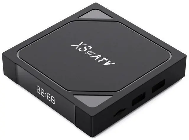 Alt view image 4 of 7 - XS97 ATV Android TV Box, Allwinner Quad-Core A53, 2GB RAM 16GB ROM, 4K HD, CE Certified, Dual-Band Wi-Fi, Bluetooth, Voice Control Smart Media Player